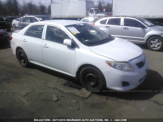 JTDBL40EX99025595 - 2009 TOYOTA COROLLA LE/XLE WHITE photo 1