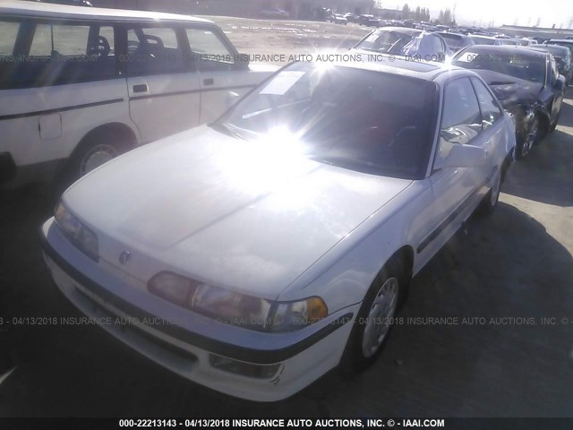 JH4DA9451NS007932 - 1992 ACURA INTEGRA LS WHITE photo 2