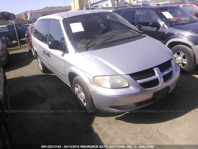 1D4GP24363B132766 - 2003 DODGE GRAND CARAVAN SE SILVER photo 1