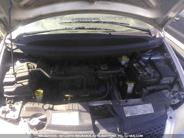 1D4GP24363B132766 - 2003 DODGE GRAND CARAVAN SE SILVER photo 10