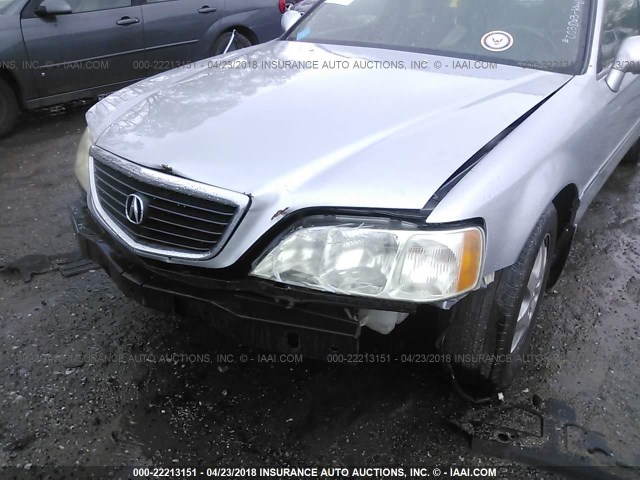 JH4KA96662C003863 - 2002 ACURA 3.5RL SILVER photo 6