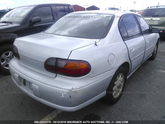 1G1ND52J93M547660 - 2003 CHEVROLET MALIBU SILVER photo 4