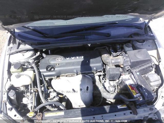 JTKDE177170160614 - 2007 TOYOTA SCION TC 银色 照片 10