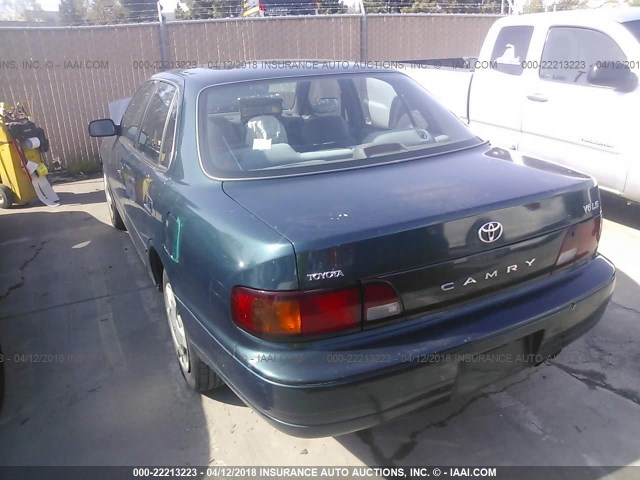 4T1BF12K7TU871904 - 1996 TOYOTA CAMRY LE/XLE/SE GREEN photo 3