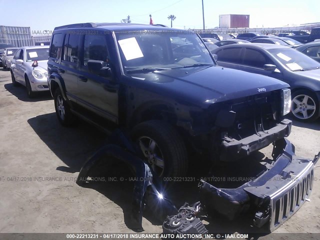 1J8HH48K38C114747 - 2008 JEEP COMMANDER SPORT BLACK photo 1