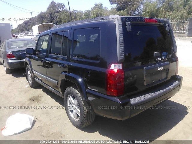 1J8HH48K38C114747 - 2008 JEEP COMMANDER SPORT BLACK photo 3