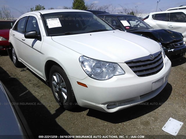 1C3CC4FB8AN220077 - 2010 CHRYSLER SEBRING TOURING WHITE photo 1