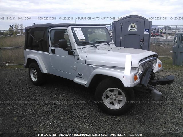 1J4FA44S96P786739 - 2006 JEEP WRANGLER / TJ UNLIMITED SILVER photo 1