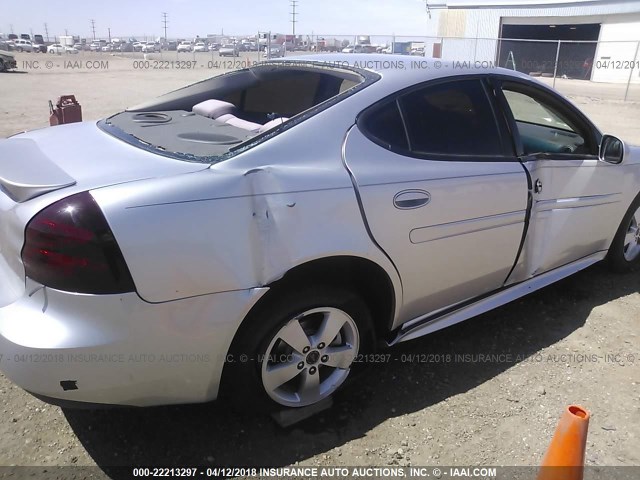 2G2WP522351192628 - 2005 PONTIAC GRAND PRIX SILVER photo 6