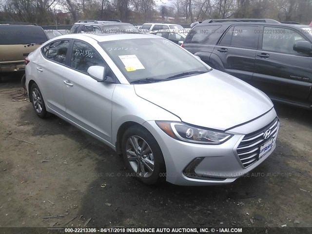 5NPD84LF4JH274579 - 2018 HYUNDAI ELANTRA SEL/VALUE/LIMITED SILVER photo 1