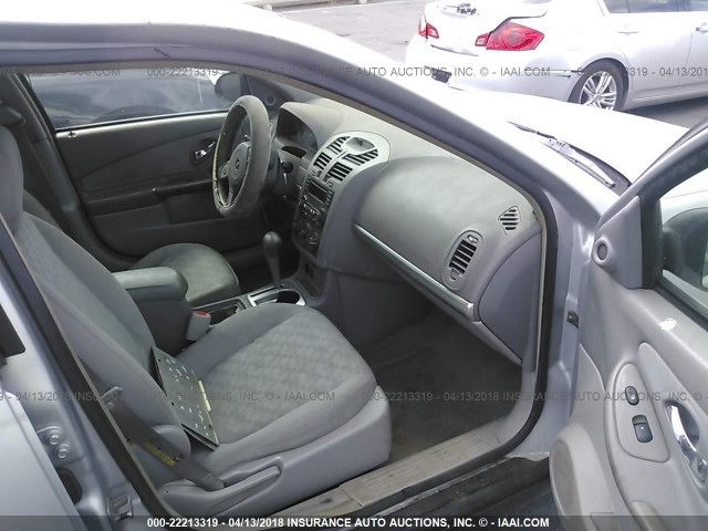 1G1ZT52815F315305 - 2005 CHEVROLET MALIBU LS 灰色 照片 5