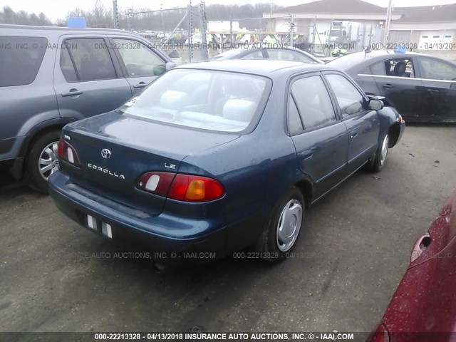 1NXBR18E7WZ132531 - 1998 TOYOTA COROLLA VE/CE/LE 青色 照片 4