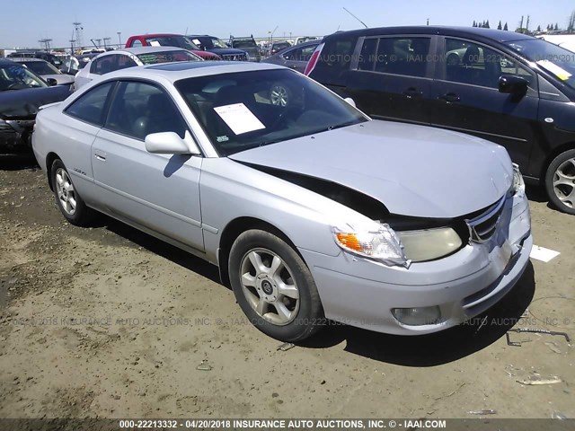 2T1CF28P7YC307871 - 2000 TOYOTA CAMRY SOLARA SE/SLE Gümüş foto 1