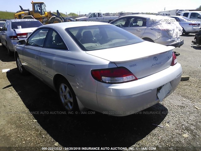 2T1CF28P7YC307871 - 2000 TOYOTA CAMRY SOLARA SE/SLE SILVER photo 3