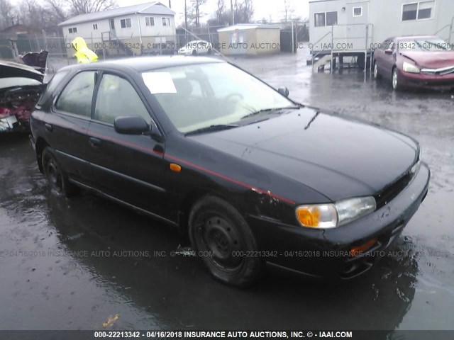 JF1GF4352VH815651 - 1997 SUBARU IMPREZA L BLACK photo 1