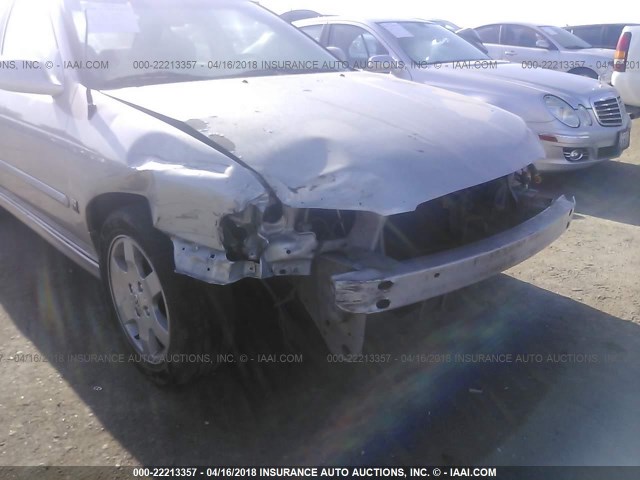 3N1AB51D65L483648 - 2005 NISSAN SENTRA SE-R SPEC V SILVER photo 6