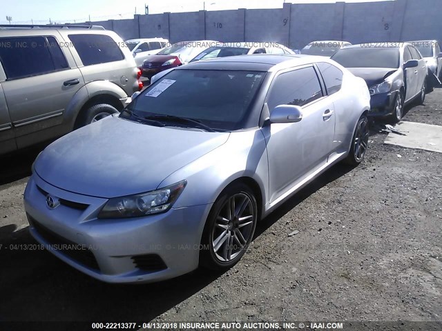 JTKJF5C77B3005182 - 2011 TOYOTA SCION TC 银色 照片 2