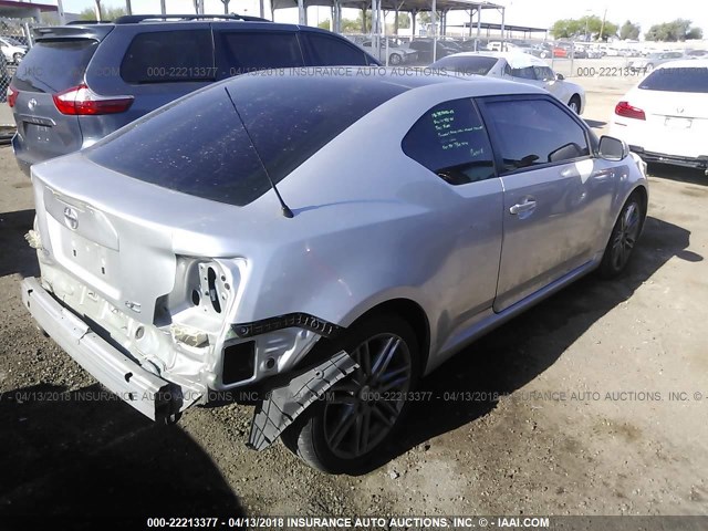 JTKJF5C77B3005182 - 2011 TOYOTA SCION TC 银色 照片 4