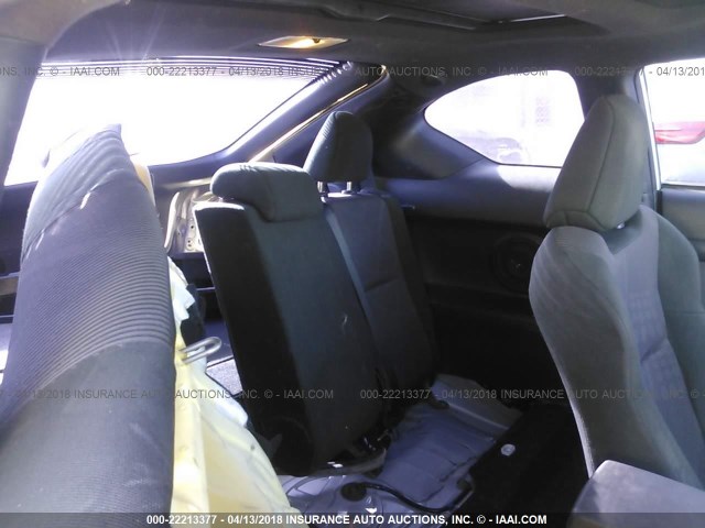 JTKJF5C77B3005182 - 2011 TOYOTA SCION TC 银色 照片 8