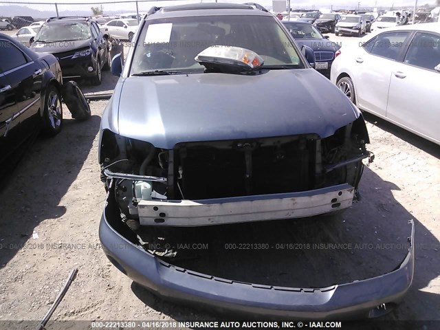 JTEDP21A640033487 - 2004 TOYOTA HIGHLANDER LIMITED BLUE photo 6