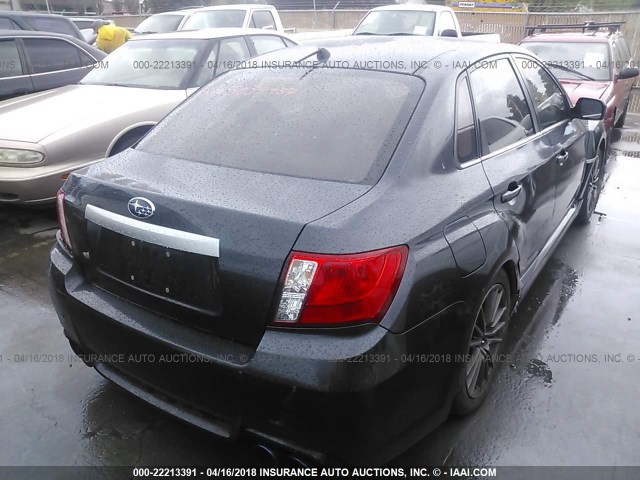 JF1GV7E67BG522971 - 2011 SUBARU IMPREZA WRX GRAY photo 4