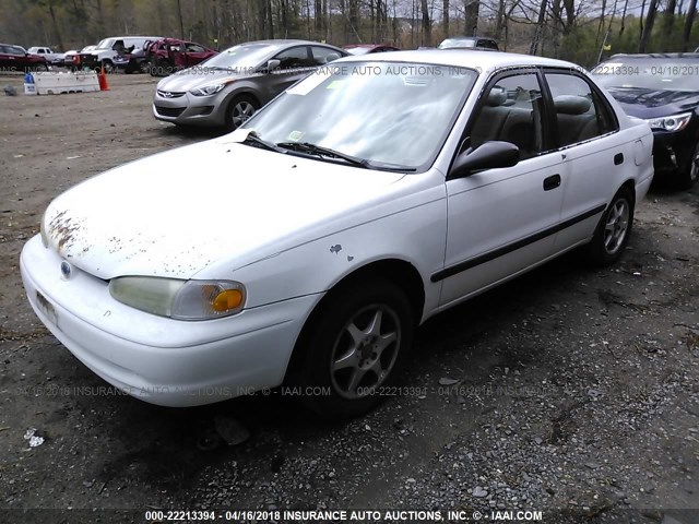 1Y1SK5283WZ412691 - 1998 CHEVROLET GEO PRIZM LSI 白色 照片 2