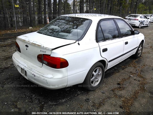 1Y1SK5283WZ412691 - 1998 CHEVROLET GEO PRIZM LSI 白色 照片 4