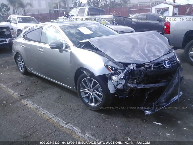 JTHBW1GG6G2104392 - 2016 LEXUS ES 300H GRAY photo 1