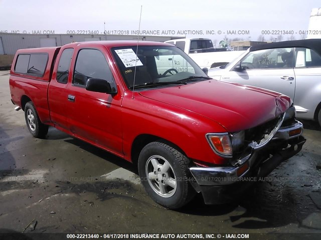 4TAVN52N1TZ129079 - 1996 TOYOTA TACOMA XTRACAB RED photo 1