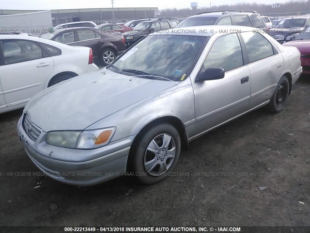 4T1BG22K91U096098 - 2001 TOYOTA CAMRY CE/LE/XLE SILVER photo 2