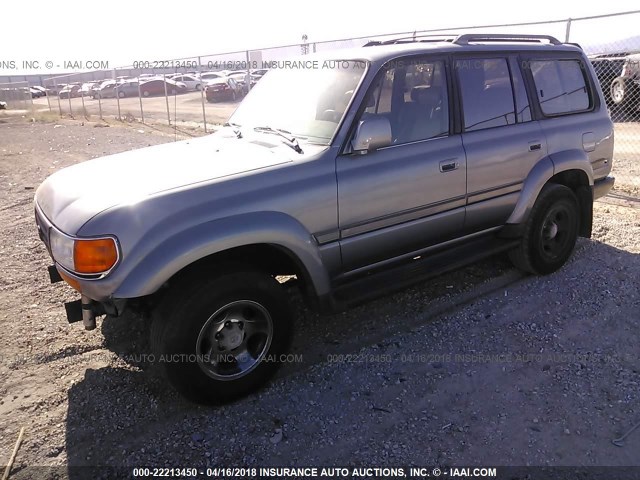 JT3HJ85J7V0169914 - 1997 TOYOTA LAND CRUISER HJ85 GRAY photo 2