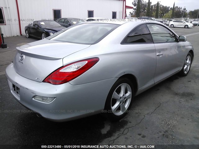 4T1CA30PX8U156815 - 2008 TOYOTA CAMRY SOLARA SE/SLE/SPORT SILVER photo 4