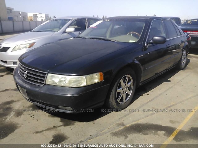 1G6KY5498YU166832 - 2000 CADILLAC SEVILLE STS BLACK photo 2