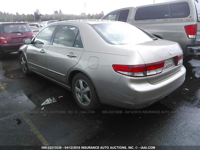 JHMCM56653C009739 - 2003 HONDA ACCORD EX GOLD photo 3