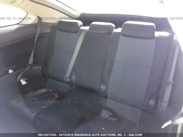 JTKDE167680233267 - 2008 TOYOTA SCION TC 黑色 照片 8