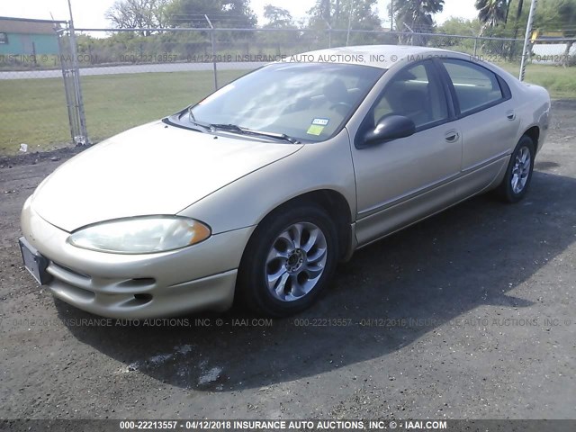 2B3HD46R3YH250362 - 2000 DODGE INTREPID GOLD photo 2