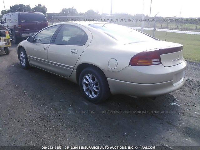 2B3HD46R3YH250362 - 2000 DODGE INTREPID GOLD photo 3