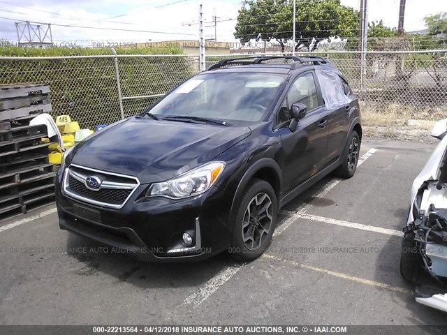 JF2GPABC1G8263747 - 2016 SUBARU CROSSTREK PREMIUM BLACK photo 2