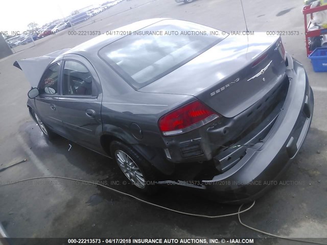 1C3EL56R65N591319 - 2005 CHRYSLER SEBRING TOURING GRAY photo 3