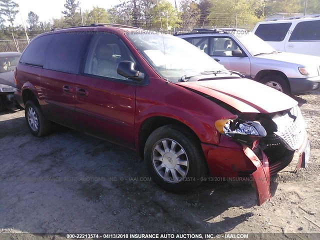 2C4GP44L43R167753 - 2003 CHRYSLER TOWN & COUNTRY LX RED photo 1
