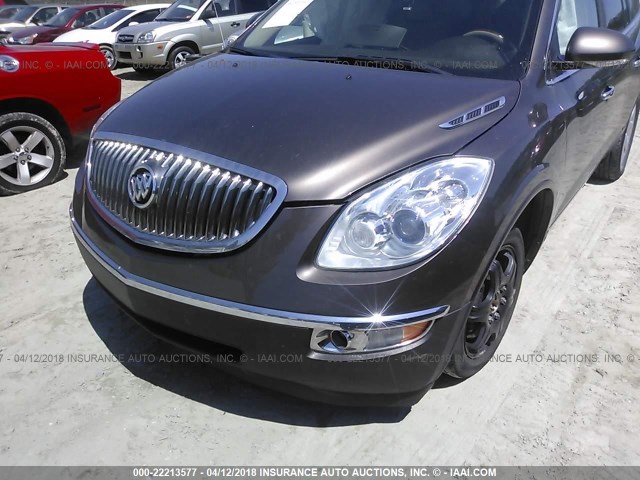 5GAEV237X8J222645 - 2008 BUICK ENCLAVE CXL BROWN photo 6