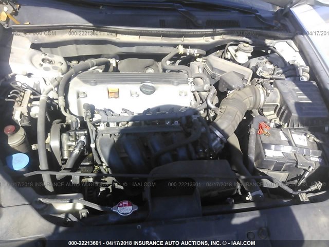 JHMCP26408C026962 - 2008 HONDA ACCORD LXP SILVER photo 10