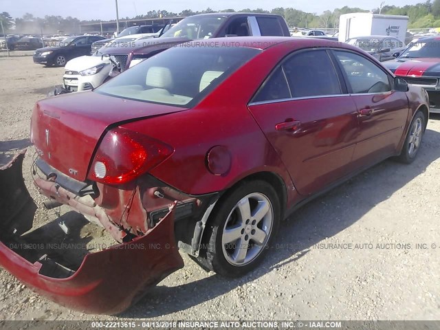 1G2ZH558964163229 - 2006 PONTIAC G6 GT RED photo 4