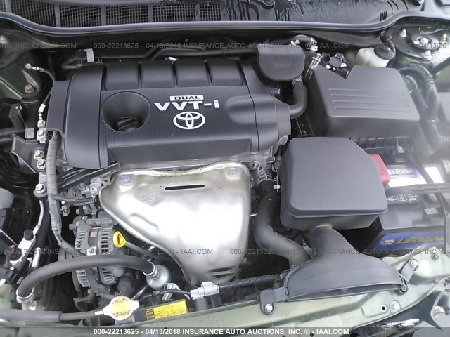 4T1BF3EK1AU521043 - 2010 TOYOTA CAMRY SE/LE/XLE 绿色 照片 10