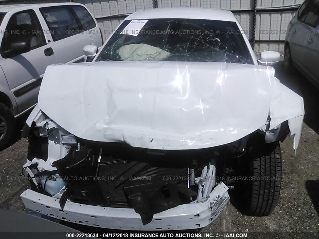 2C3CDXBGXJH234569 - 2018 DODGE CHARGER SXT WHITE photo 6