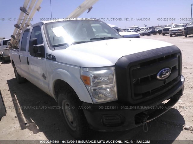 1FT7W2AT6CEA67419 - 2012 FORD F250 SUPER DUTY WHITE photo 1