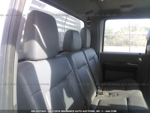 1FT7W2AT6CEA67419 - 2012 FORD F250 SUPER DUTY WHITE photo 8