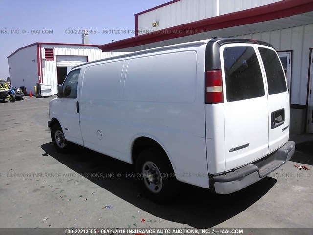 1GCHG35U851112803 - 2005 CHEVROLET EXPRESS G3500  WHITE photo 3