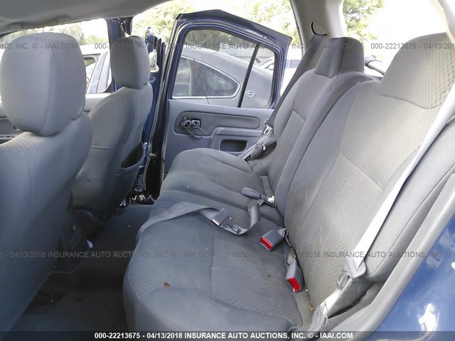 5N1ED28T12C579520 - 2002 NISSAN XTERRA XE/SE BLUE photo 8