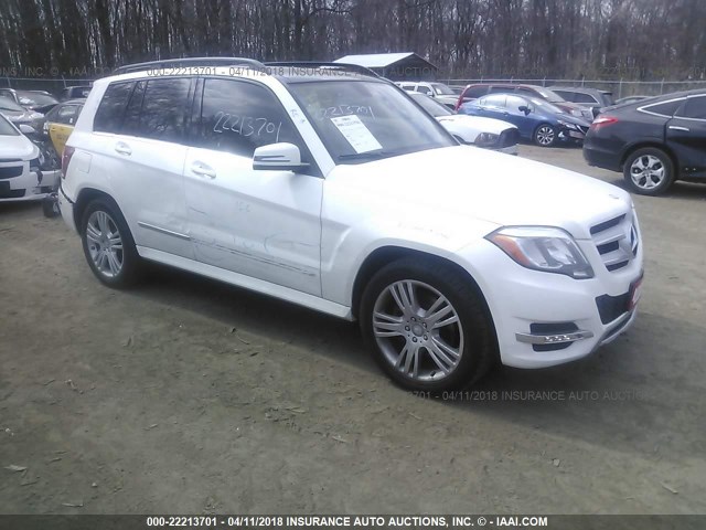 WDCGG8JB6EG331313 - 2014 MERCEDES-BENZ GLK 350 4MATIC WHITE photo 1